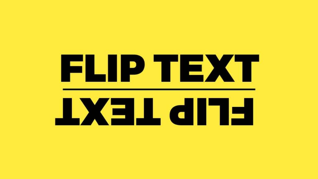 Flip text Android App 2024